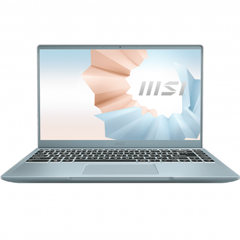 MSI MODERN 14 B4MW-210LA 14" PRO NOTEBOOK (BLUESTONE) +FREE LOGITECH H150 STEREO HEADSET (CLOUD WHITE) - DataBlitz