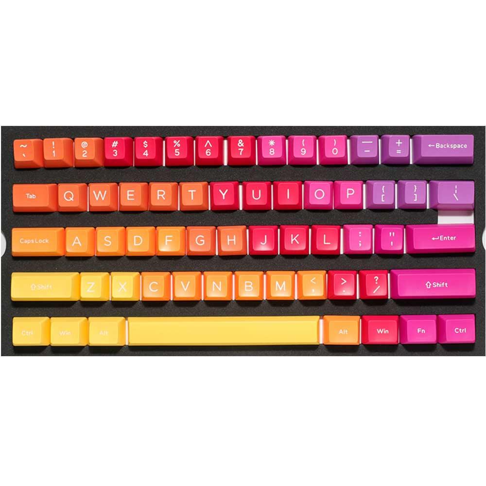 DUCKY 108-KEY ABS SEAMLESS DOUBLESHOT AFTERGLOW SA KEYCAP SET (DKSA108-USADZZWSG) - DataBlitz