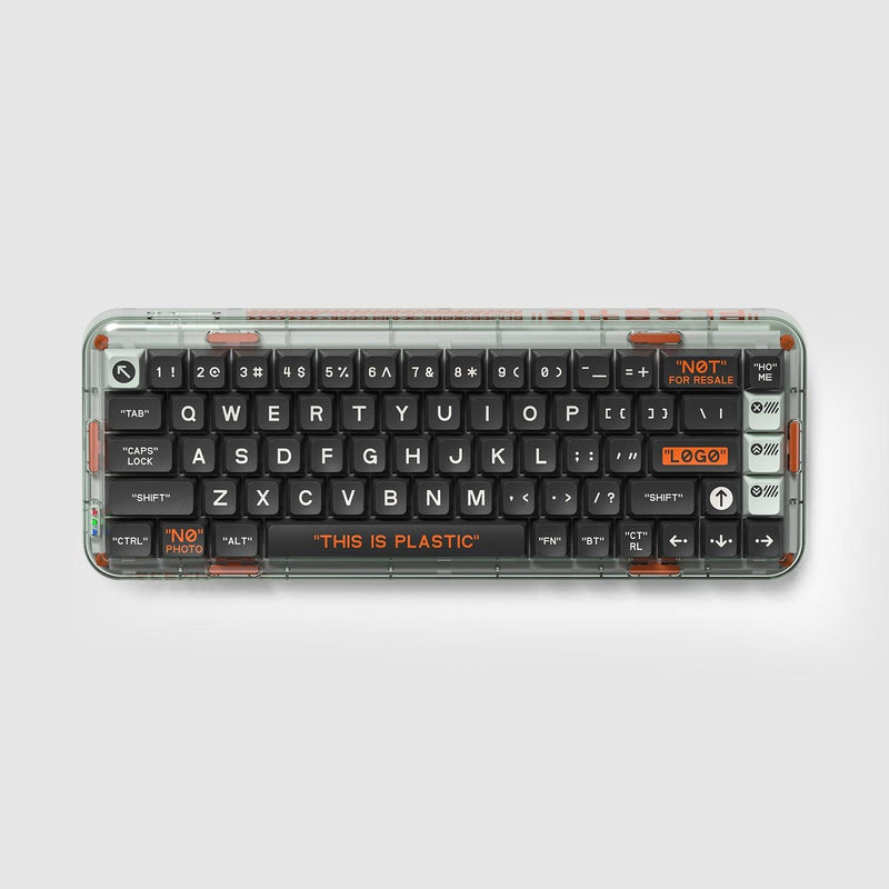 MelGeek MOJO68 Plastic Dark Night See-Through Custom Programmable Mechanical Keyboard (Kailh Custom Plastic Switch) - DataBlitz