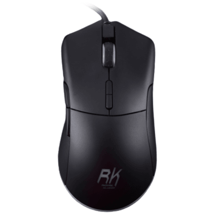 ROYAL KLUDGE RM168 RGB GAMING MOUSE (BLACK) (RK168) - DataBlitz