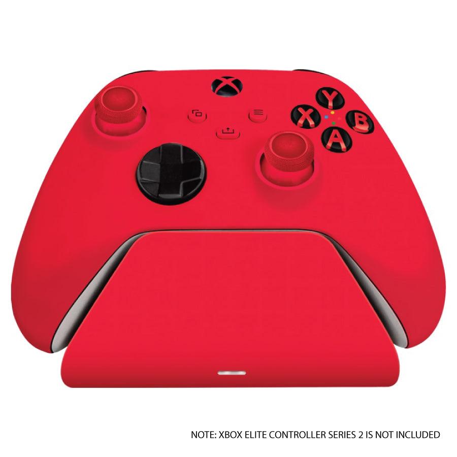 RAZER UNIVERSAL QUICK CHARGING STAND FOR XBOX / XBOX X/S / XBOX ONE ELITE CONTROLLER (PULSE RED) - DataBlitz
