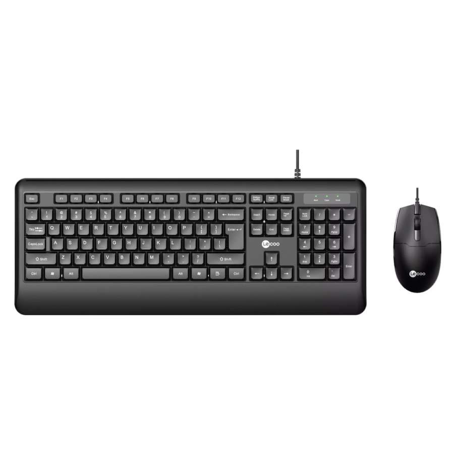Lecoo CM104 Wired Keyboard And Mouse Combo (Black)