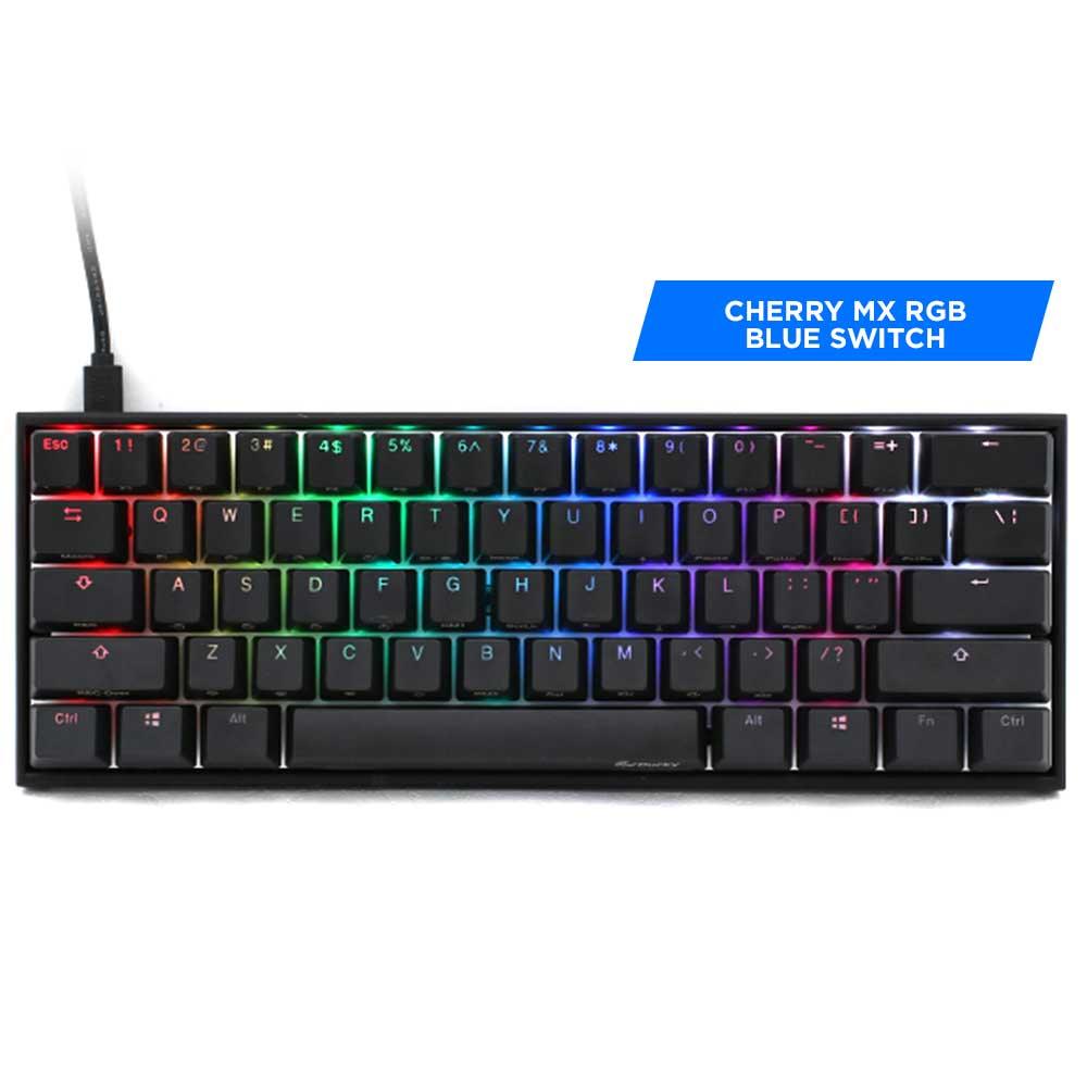 DUCKY MECHA MINI V2 MECHANICAL KEYBOARD (CHERRY MX RGB BLUE SWITCH) (DKME2061ST-CUSPDAAT1) - DataBlitz