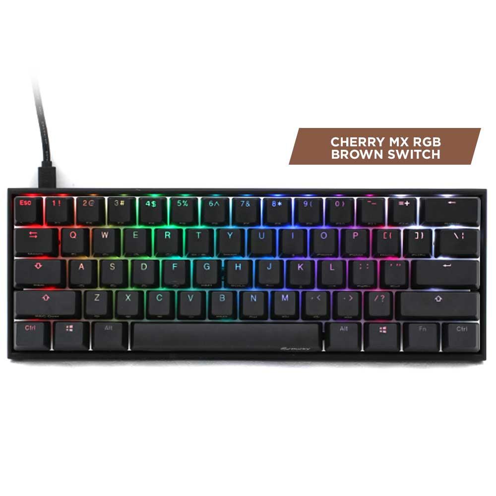 DUCKY MECHA MINI V2 MECHANICAL KEYBOARD (CHERRY MX RGB BROWN SWITCH) (DKME2061ST-BUSPDAAT1) - DataBlitz