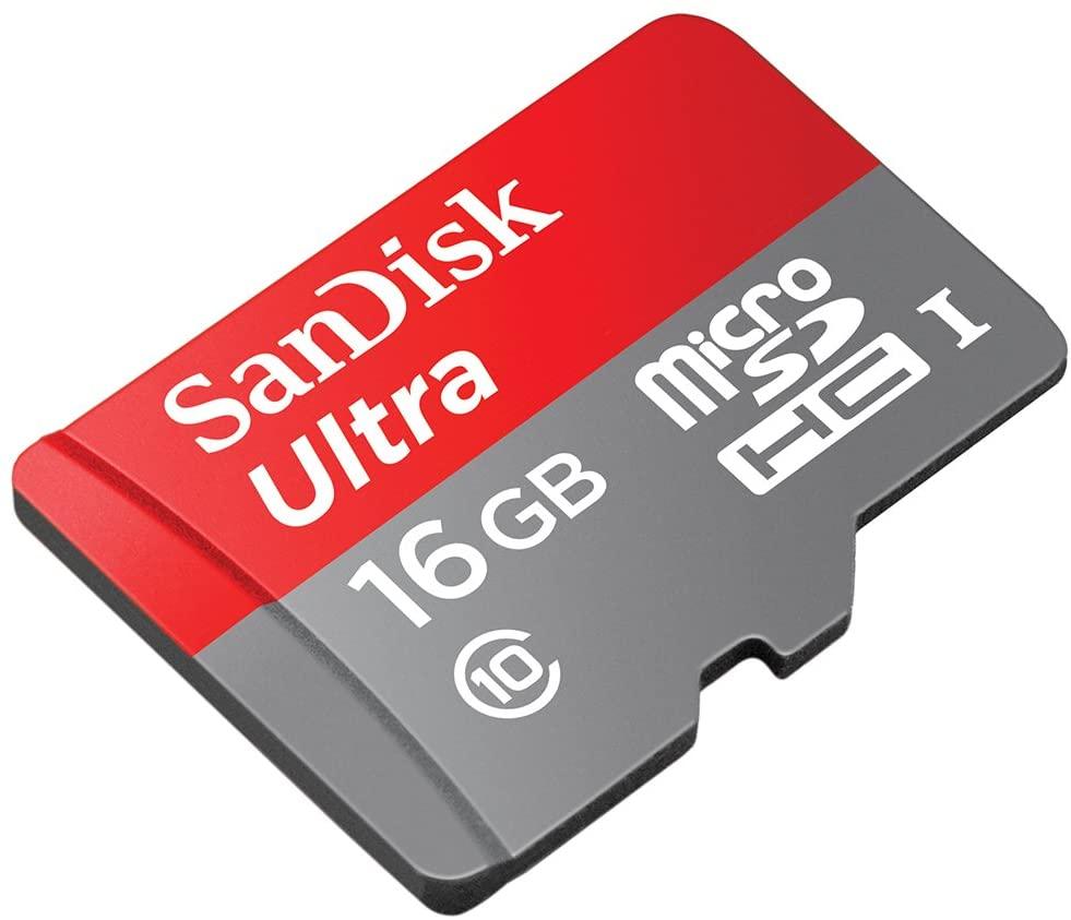 SanDisk Ultra Micro SDHC16GB with adapter class 10 - DataBlitz