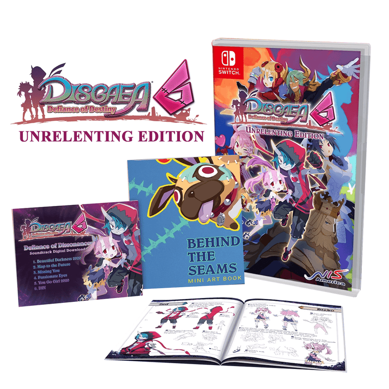 Nintendo Switch Disgaea 6 Defiance Of Destiny Unrelenting Edition