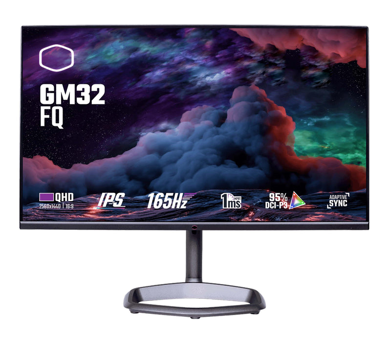 COOLER MASTER GM32-FQ 32" 165HZ 2K QHD FLAT GAMING MONITOR - DataBlitz