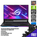 ASUS ROG STRIX SCAR 15 G533QS-HF126TS GAMING LAPTOP| 15.6" FHD | RYZEN 9 5900HX | 32GB DDR4 | 1TB + 1TB SSD | RTX 3080 | WIN10 + ROG BACKPACK + ROG GAMING MOUSE + TYPE-C100W AC ADAPTER + EXTERNAL CAMERA + DELTA HEADSET - DataBlitz