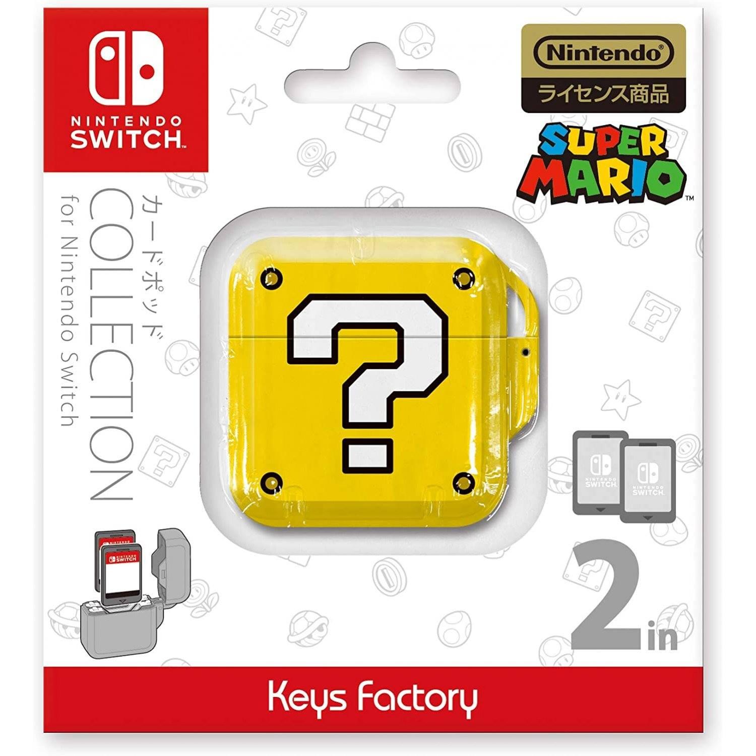 KEYS FACTORY NSW CARD POD COLLECTION MARIO (2 CARDS) FOR NINTENDO SWITCH (CCP-005-3) TYPE C - DataBlitz