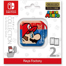 KEYS FACTORY NSW CARD POD COLLECTION MARIO HEAD (2 CARDS) FOR NINTENDO SWITCH (CCP-005-1) TYPE A - DataBlitz