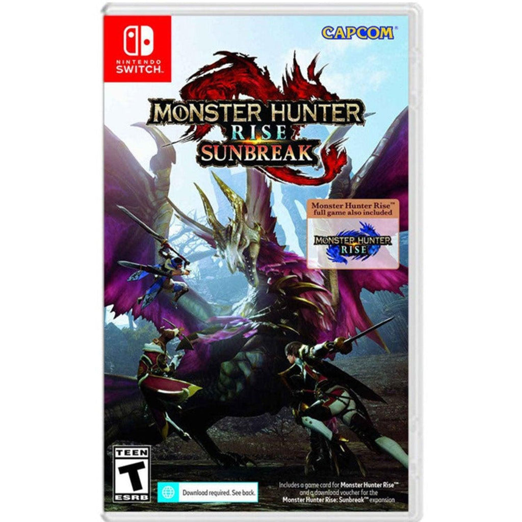 DATABLITZ NINTENDO SWITCH MONSTER HUNTER RISE SUNBREAK MASTER ED