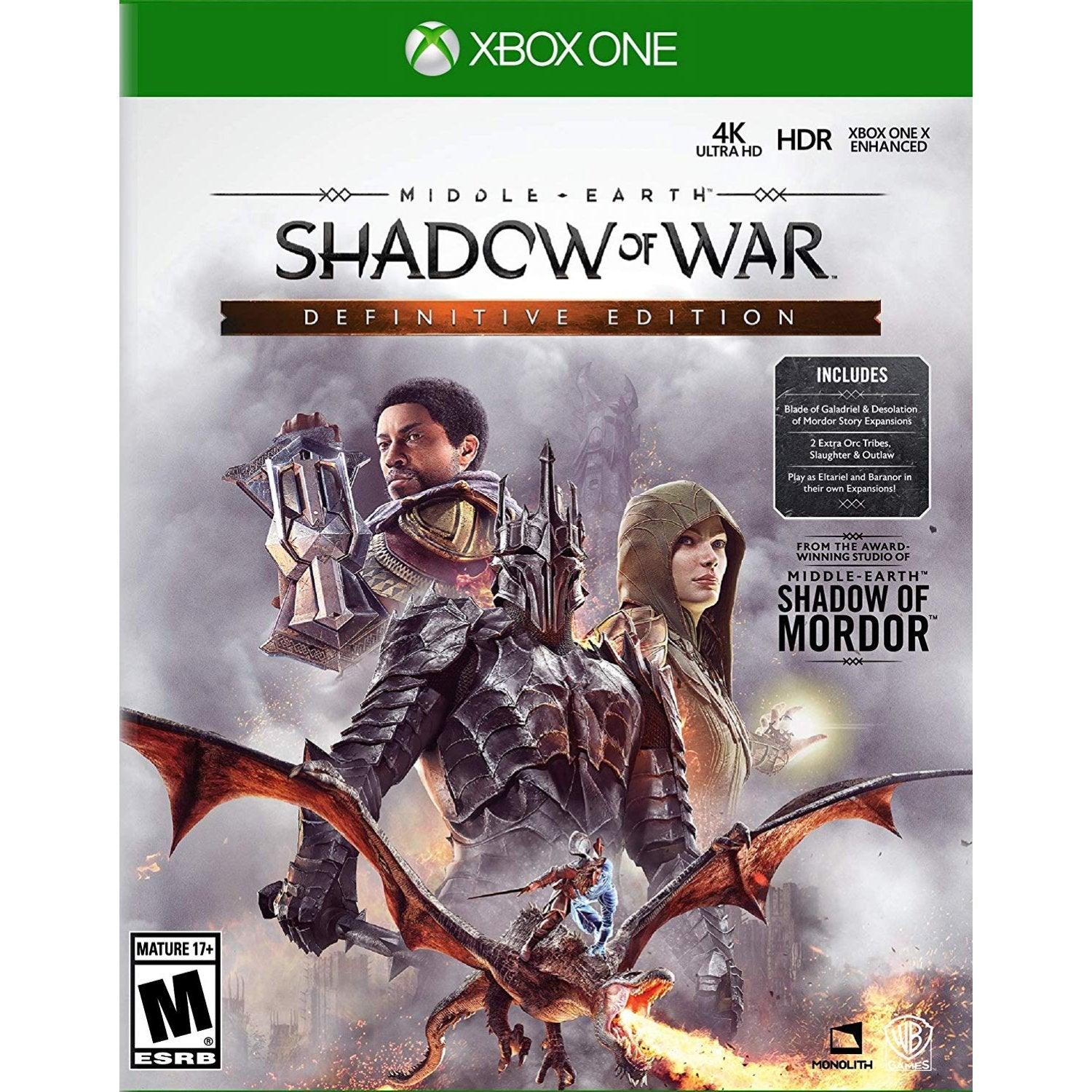 XBOXONE MIDDLE EARTH SHADOW OF WAR DEFINITIVE EDITION (US) - DataBlitz