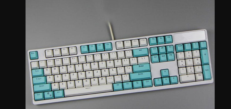 104 Doubleshot OEM PBT Keycaps (Misty Rain Lane) - DataBlitz