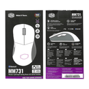 COOLER MASTER MM731 WIRELESS LIGHTWEIGHT GAMING MOUSE W/ OPTICAL SWITCHES (WHITE) - DataBlitz
