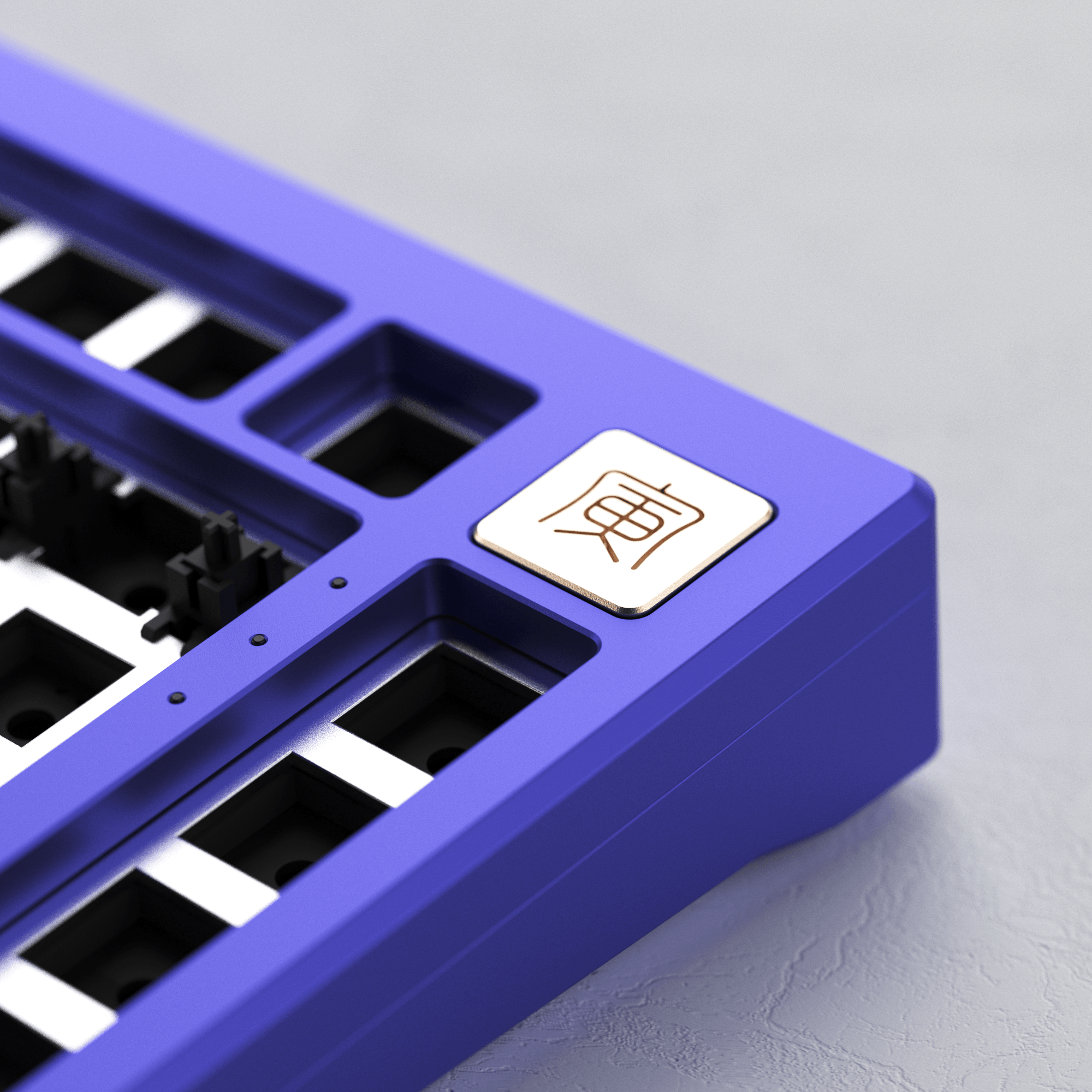 AKKO MOD006 RGB Hot-Swappable Mechanical Keyboard DIY Kit With Gasket Mount Structure (Periwinkle Very Peri) - DataBlitz