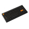 Akko MOD007 PC Hot-Swappable Mechanical Keyboard DIY Kit With Gasket Mount Structure (Orange On Black)