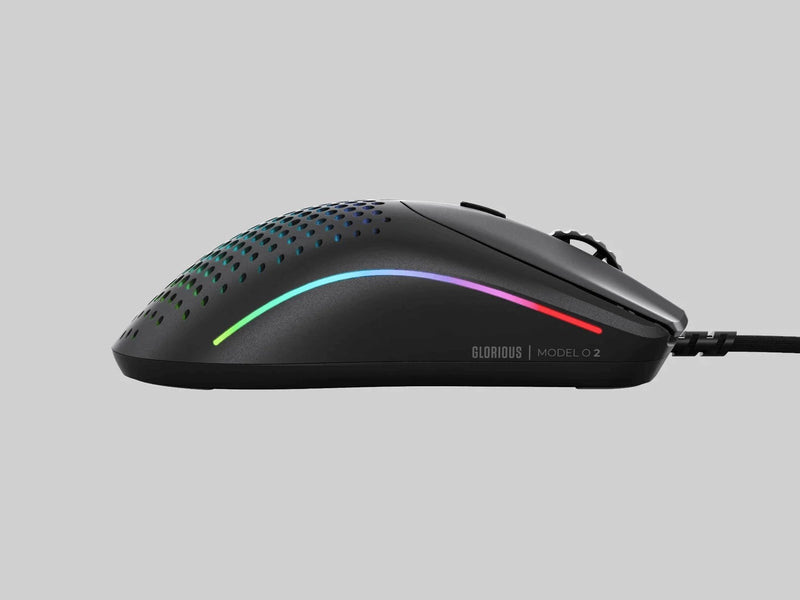 Glorious Model O 2 Ultralight Ambidextrous Wired Gaming Mouse (Black)