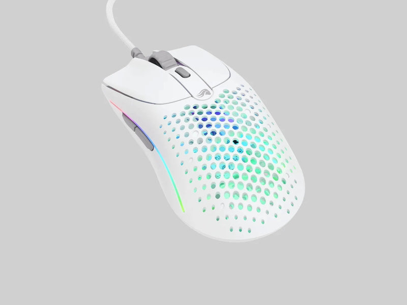 Glorious Model O 2 Ultralight Ambidextrous Wired Gaming Mouse (White)