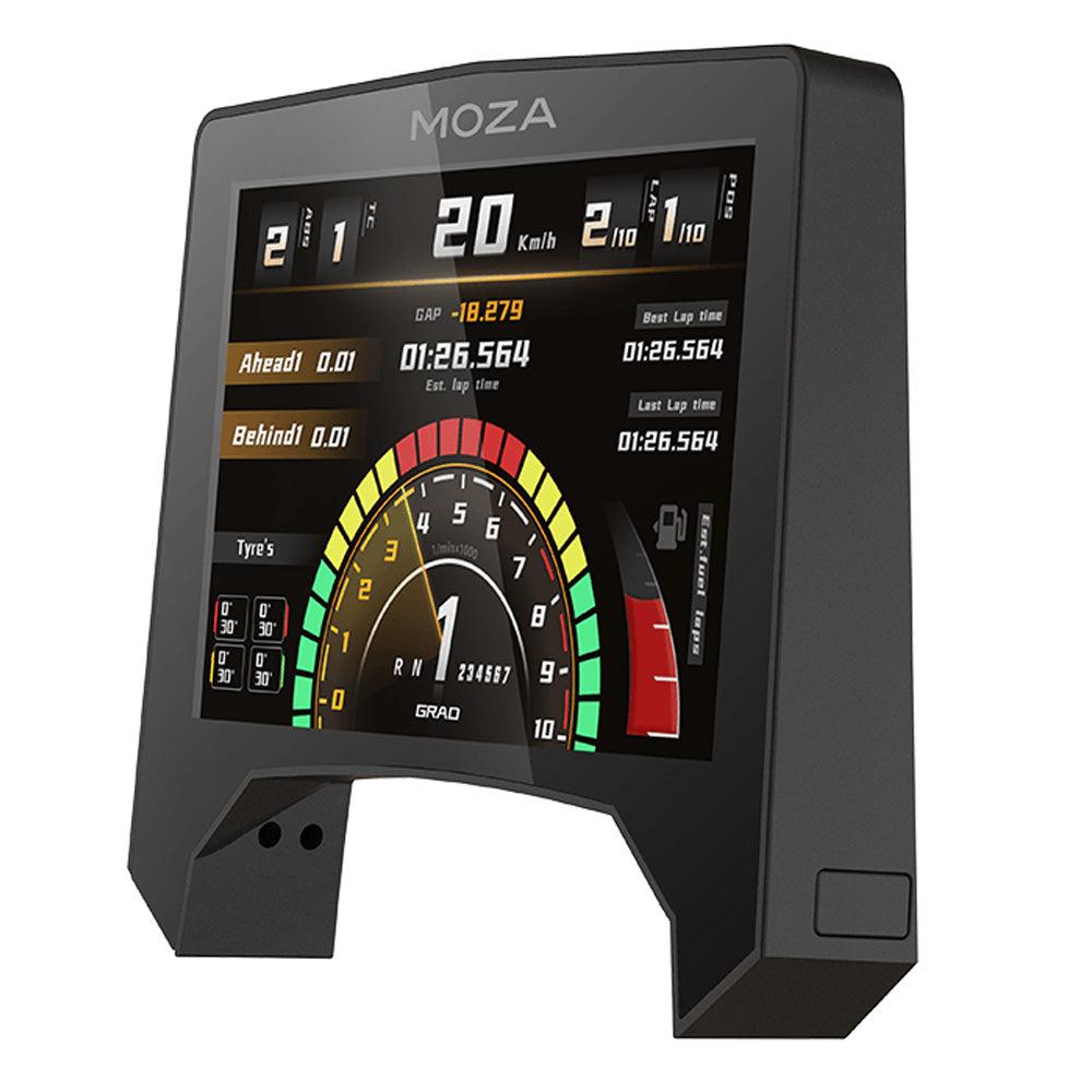 MOZA Racing GS Steering Wheel (RS08) + MOZA Racing R16 Direct Drive Wheel Base (Black) (RS031) + MOZA Racing RM Racing Dash (RS05) - DataBlitz