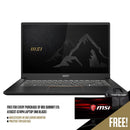 MSI SUMMIT E15 A11SCST-074PH LAPTOP | 15.6" FHD | i7-1185G7 | 16GB DDR4 | 1TB SSD | GTX 1650 TI | WIN10 + PRESTIGE TOPLOAD BAG + MAG321CURV 4K UHD CURVED MONITOR - DataBlitz