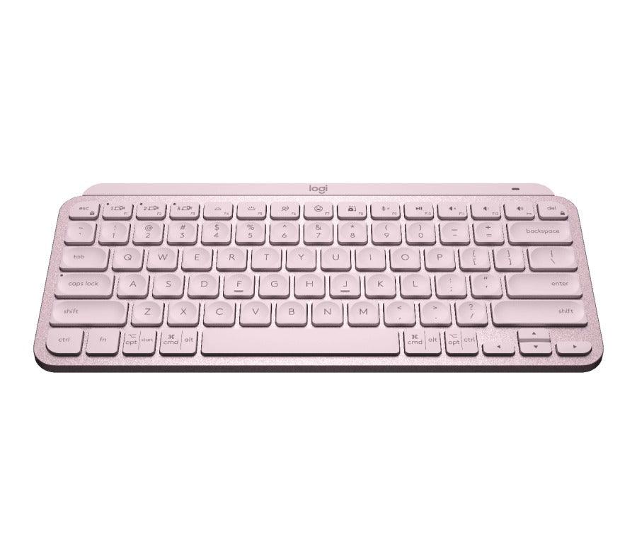 Logitech MX Keys Mini Minimalist Wireless Illuminated Keyboard (Rose) - DataBlitz