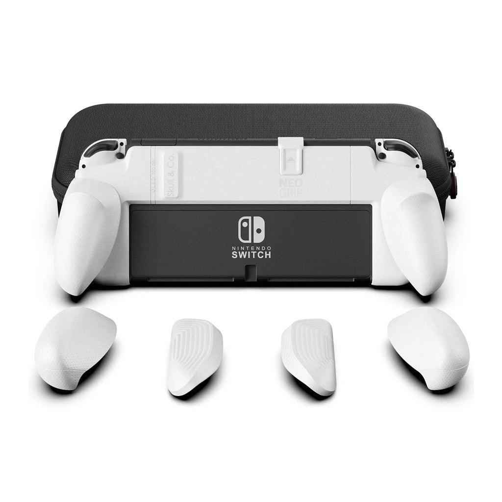 SKULL & CO. NSW NEOGRIP MAXCARRY CASE BUNDLE FOR N-SWITCH / N-SWITCH OLED MODEL (WHITE) (NSNGSET-WT) - DataBlitz