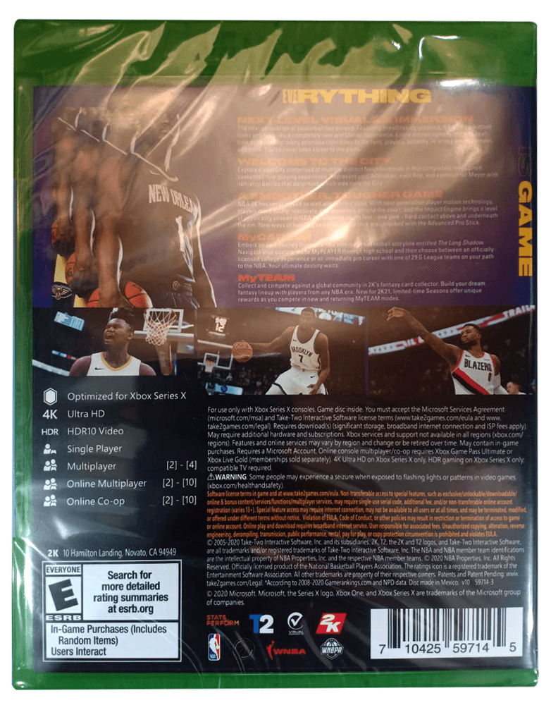 XBOXSX NBA 2K21 (US) - DataBlitz