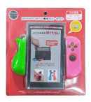 AKITOMO NSW CONSOLE PC COVER + JOYCON (L/R) SILICON COVER DETACHABLE NEON GREEN/PINK (AKSW-105GP) - DataBlitz