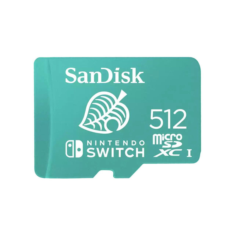SanDisk 512GB MICROSDXC UHS-1 For Nintendo Switch (SDSQXAO-512G-GN3ZN) - DataBlitz