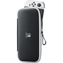 NINTENDO SWITCH OLED CARRYING CASE & SCREEN PROTECTOR (BLACK/WHITE) (MDE) - DataBlitz