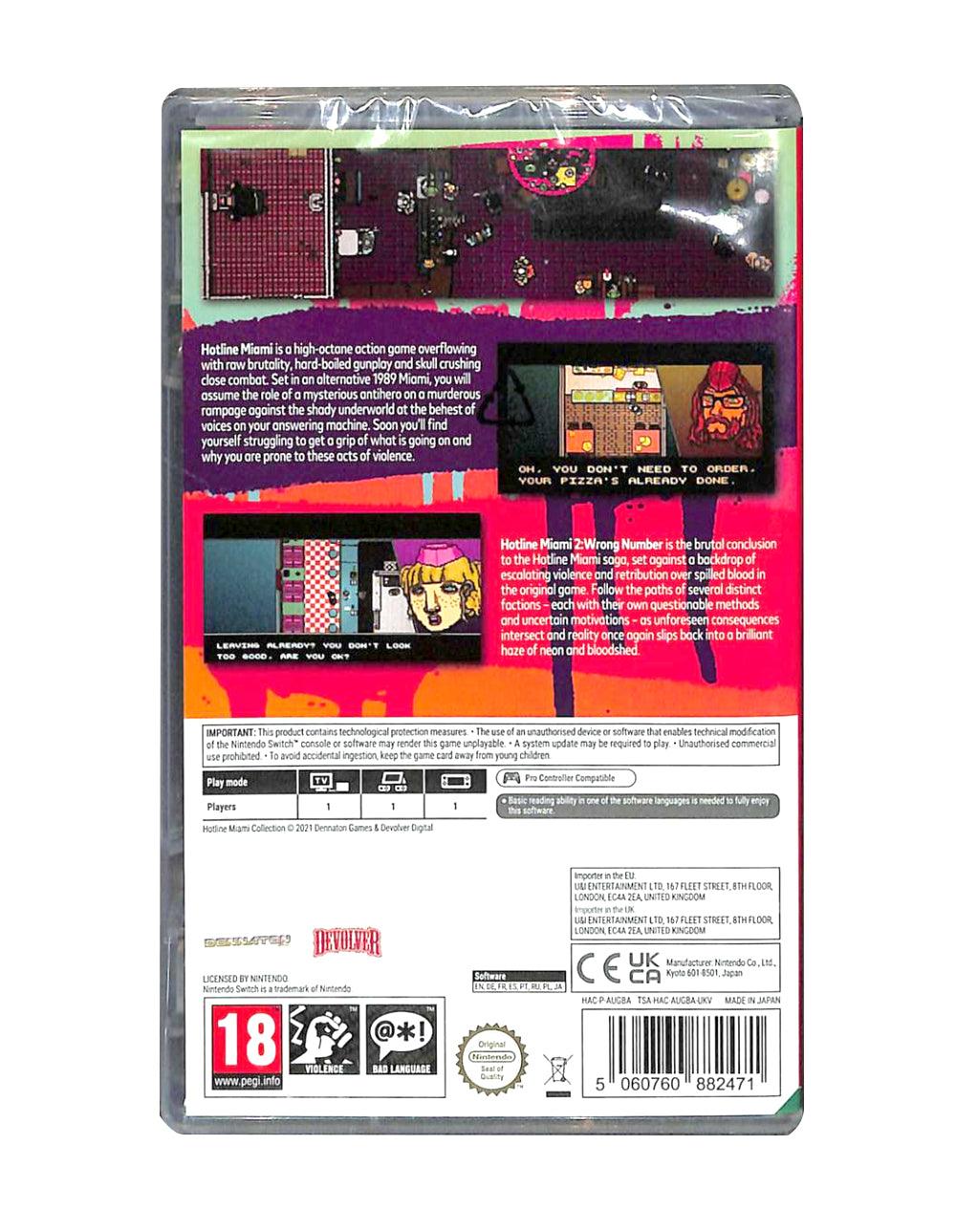 NINTENDO SWITCH HOTLINE MIAMI COLLECTION