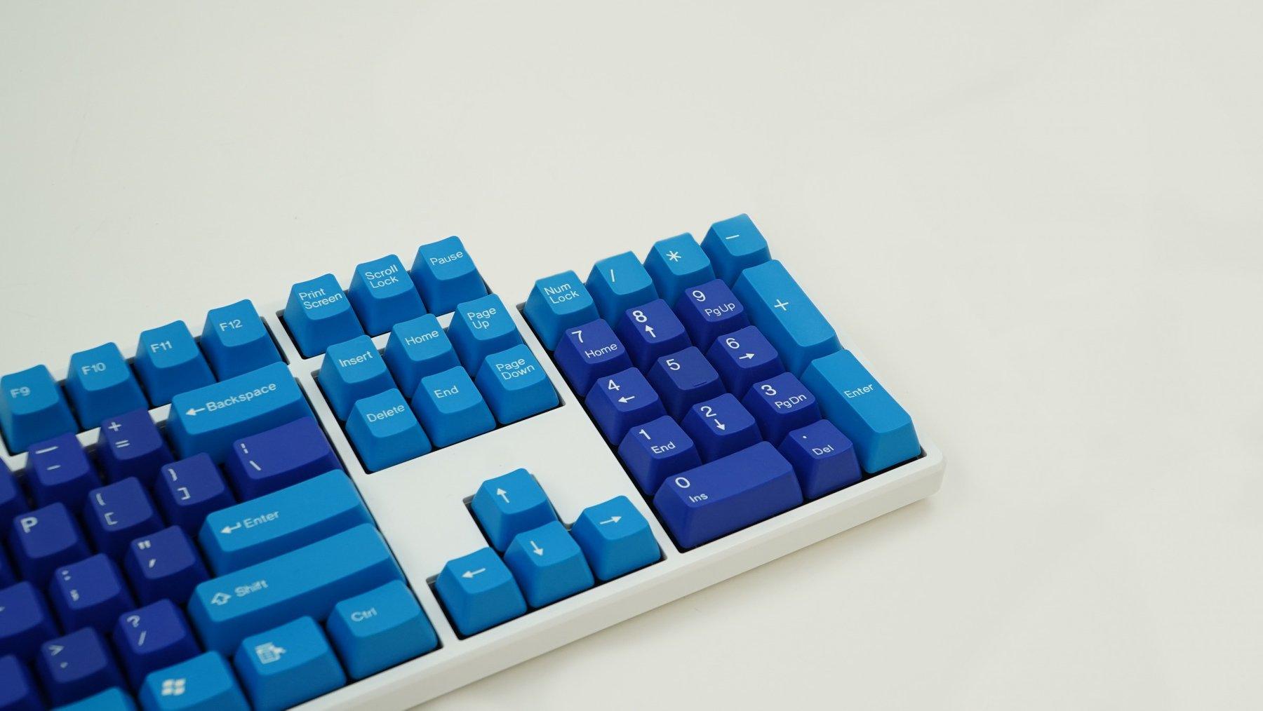 TAIHAO DOUBLE SHOT ABS KEYCAPS SET FOR CHERRY MX SWITCH (104-KEYS) (OCEAN BLUE) (C01BU201) - DataBlitz