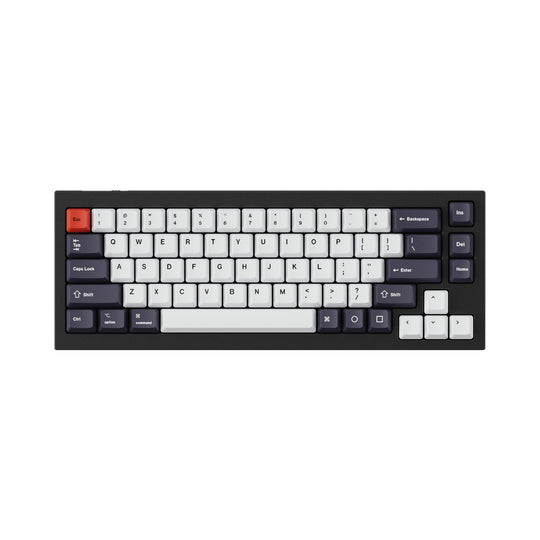 Keychron OEM Dye-Sub PBT Keycap Full Set - Bluish Black White (T6)
