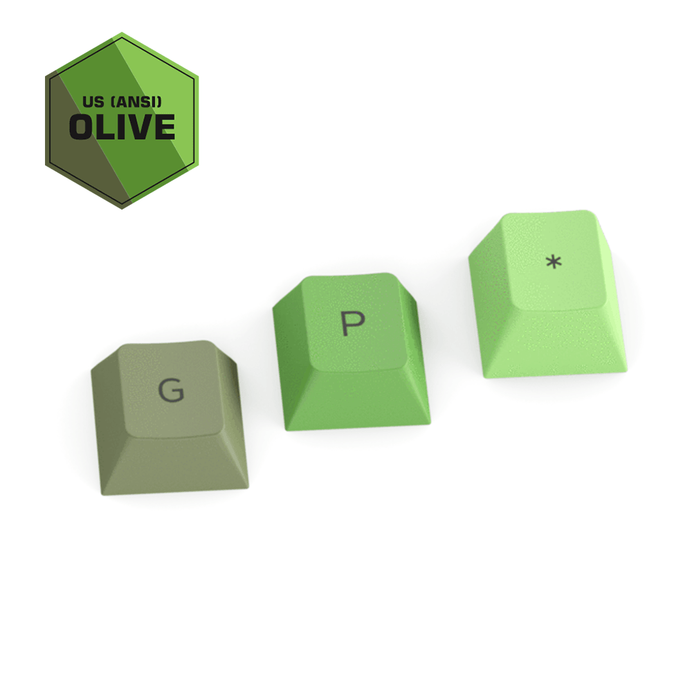 GLORIOUS PREMIUM PBT KEYCAPS (OLIVE) - DataBlitz