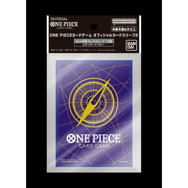 One Piece Card Game Official Sleeve Version 2 (Blue) - DataBlitz