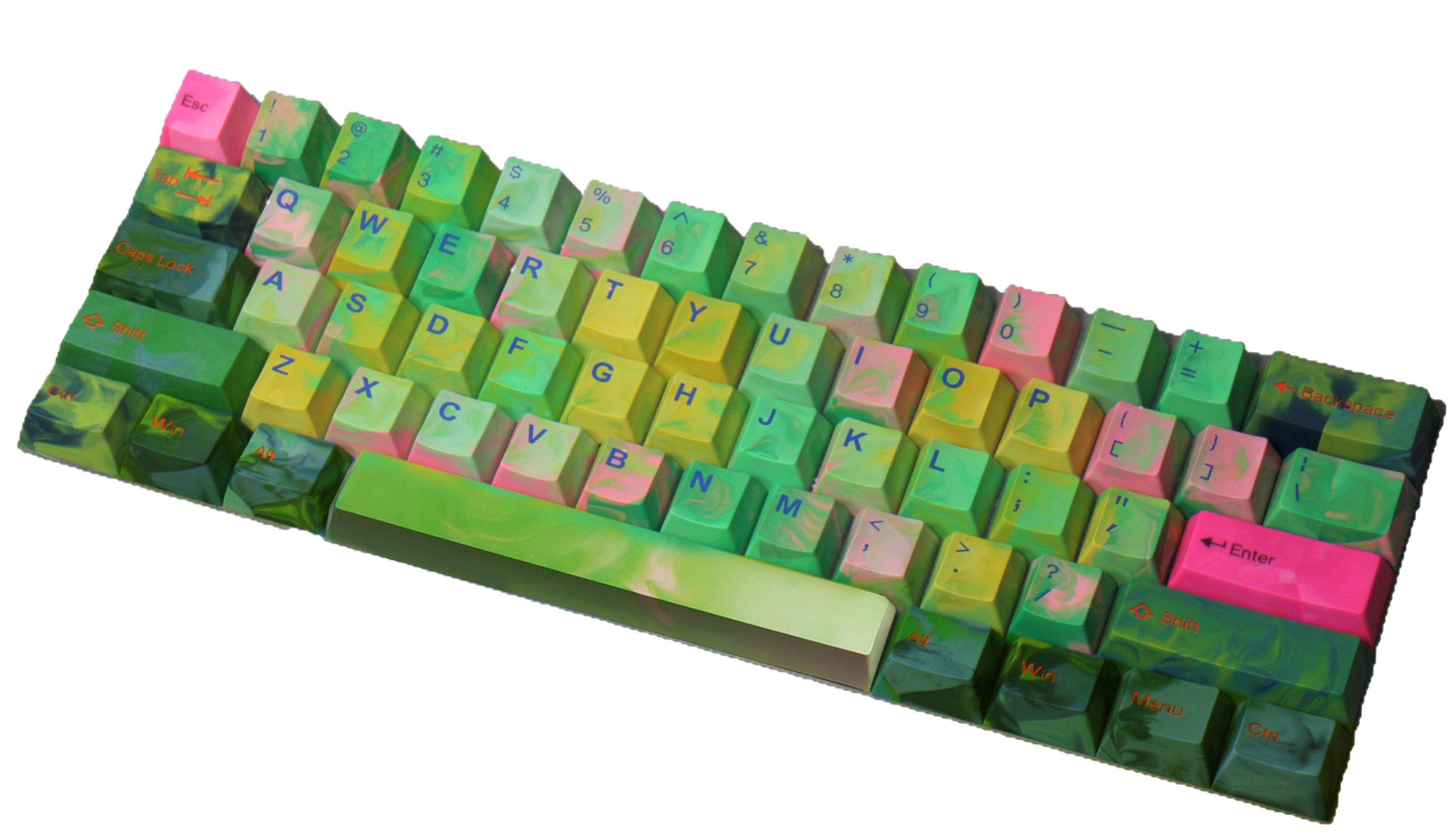 TAIHAO DOUBLE SHOT ABS KEYCAPS SET FOR CHERRY MX SWITCH (121-KEYS) (AVATAR III / M3 PINK) (T01OM003) - DataBlitz