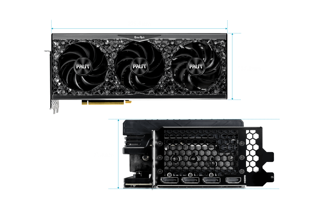 PALIT GeForce RTX 4090 Gamerock 24GB GDDR6X Graphics Card (Midnight Kaleidoscope) - DataBlitz