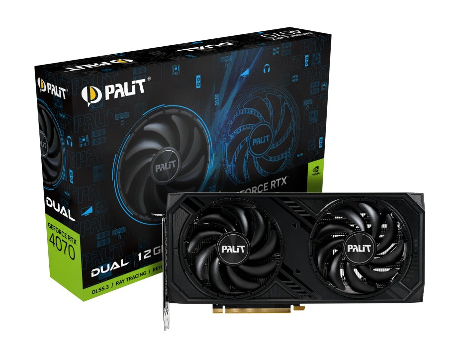 Palit Geforce RTX 4070 Dual 12GB GDDR6X Graphics Card