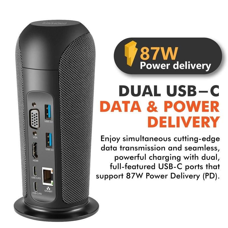 PROMATE ALPHAHUB 13-IN-1 USB-C MULTIMEDIA HUB (BLACK) - DataBlitz