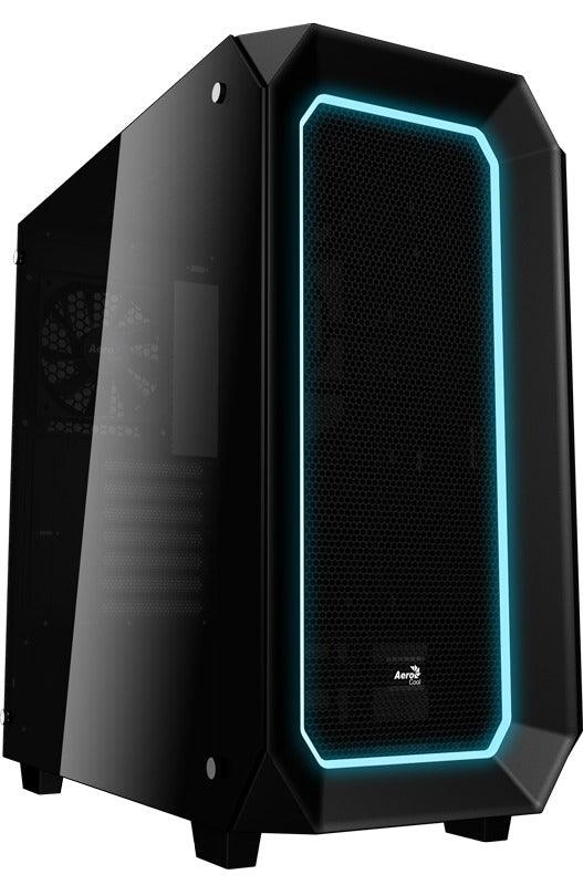 Aerocool P7-C0 Dual Tempered Glass RGB Mid-Tower Case (Black) - DataBlitz