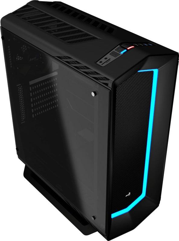 Aerocool P7-C1 Tempered Glass RGB Mid-Tower Case (Black) (P7-C1 BG) - DataBlitz