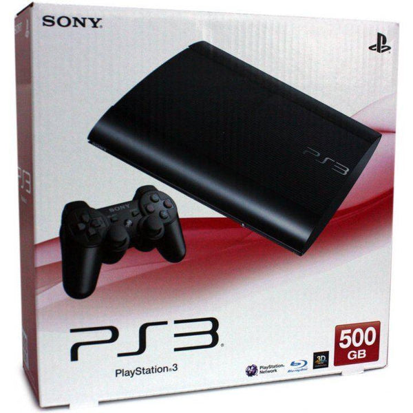 PS3 Console Super Slim 500GB Charcoal Black (HK)