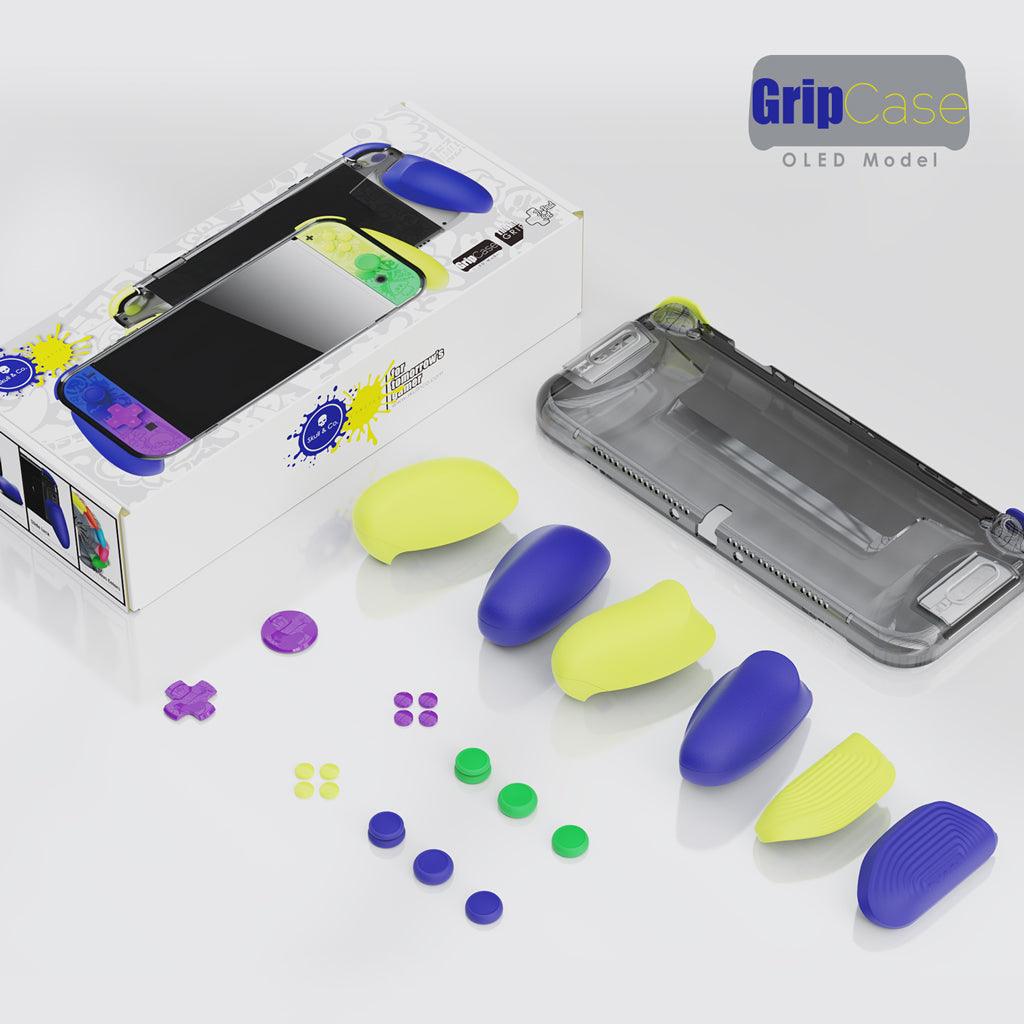 SKULL & CO. NSW Splatoon 3 Limited Edition Grip Case For N-Switch Oled Model (Blue/Yellow) (NSGC2-OLED-LTD-BY) - DataBlitz