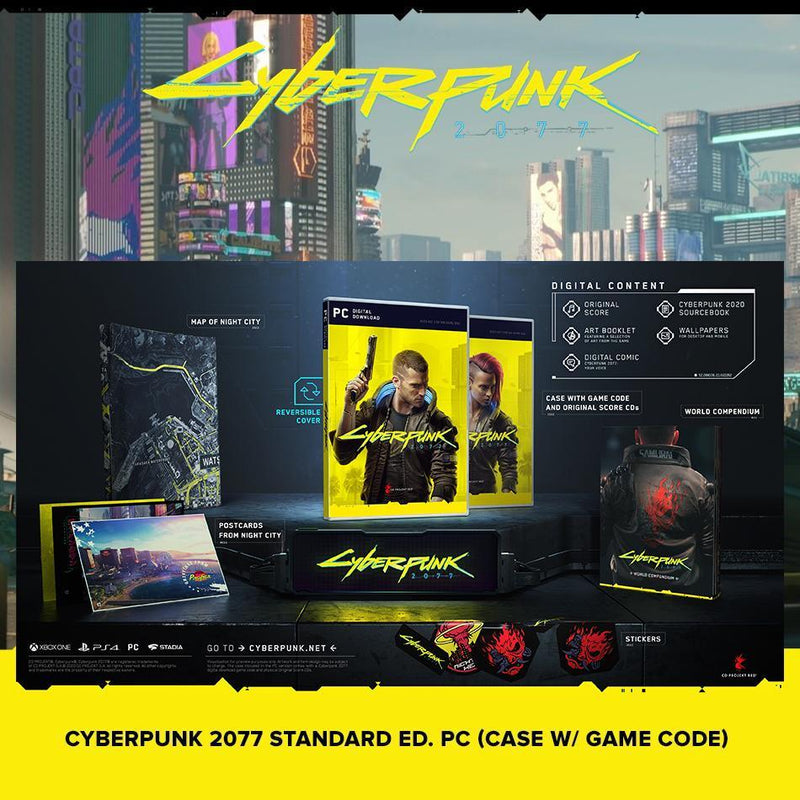 PC (CASE WITH GAME CODE) CYBERPUNK 2077 STANDARD EDITION - DataBlitz