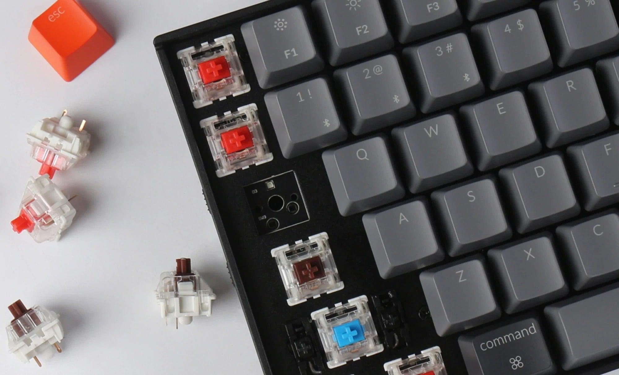 Keychron K4 V2 RGB Backlight Aluminum Hot-Swappable 96% Wireless Mechanical Keyboard (Blue Switch) (K4J2) - DataBlitz
