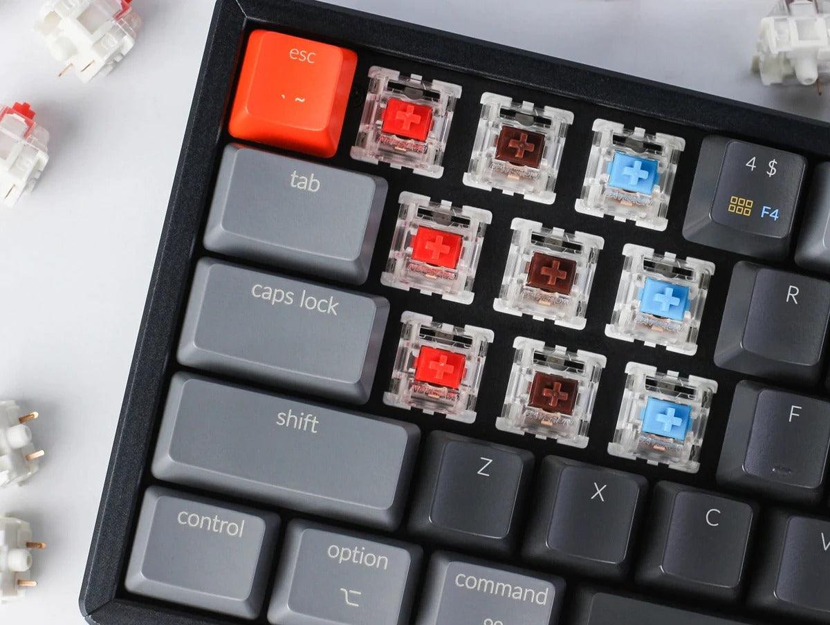 Keychron K12 RGB Backlight Aluminum Hot-Swappable Wireless Mechanical Keyboard (Brown Switch) (K12J3) - DataBlitz
