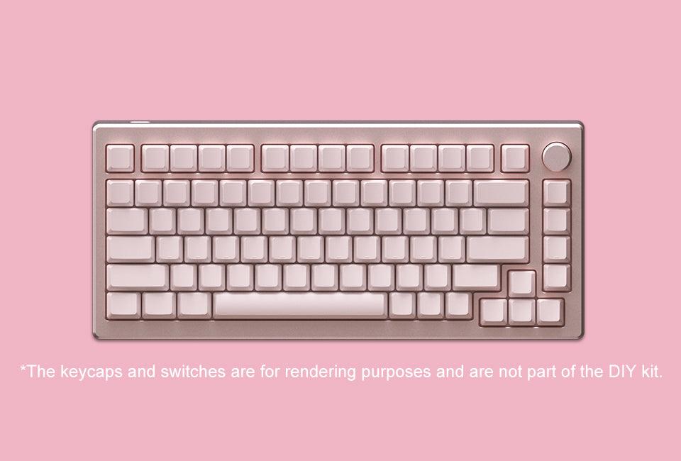 AKKO MOD007 RGB MECHANICAL KEYBOARD HOT-SWAPPABLE DIY KIT GASKET MOUNT WITH 82-KEY LAYOUT (PINK) - DataBlitz