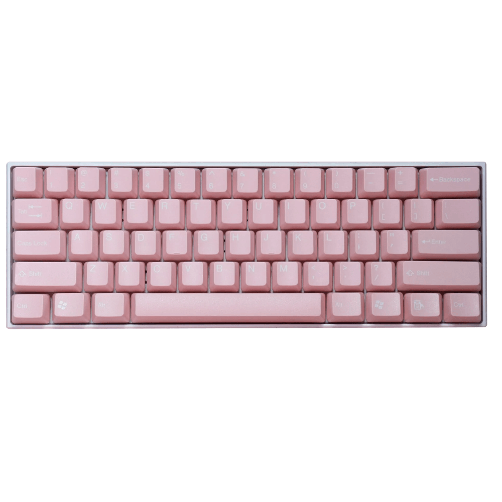 TAIHAO DOUBLE SHOT ABS KEYCAPS SET FOR CHERRY MX SWITCH (104-KEYS) (PINK LOVE) (C01PK101) - DataBlitz