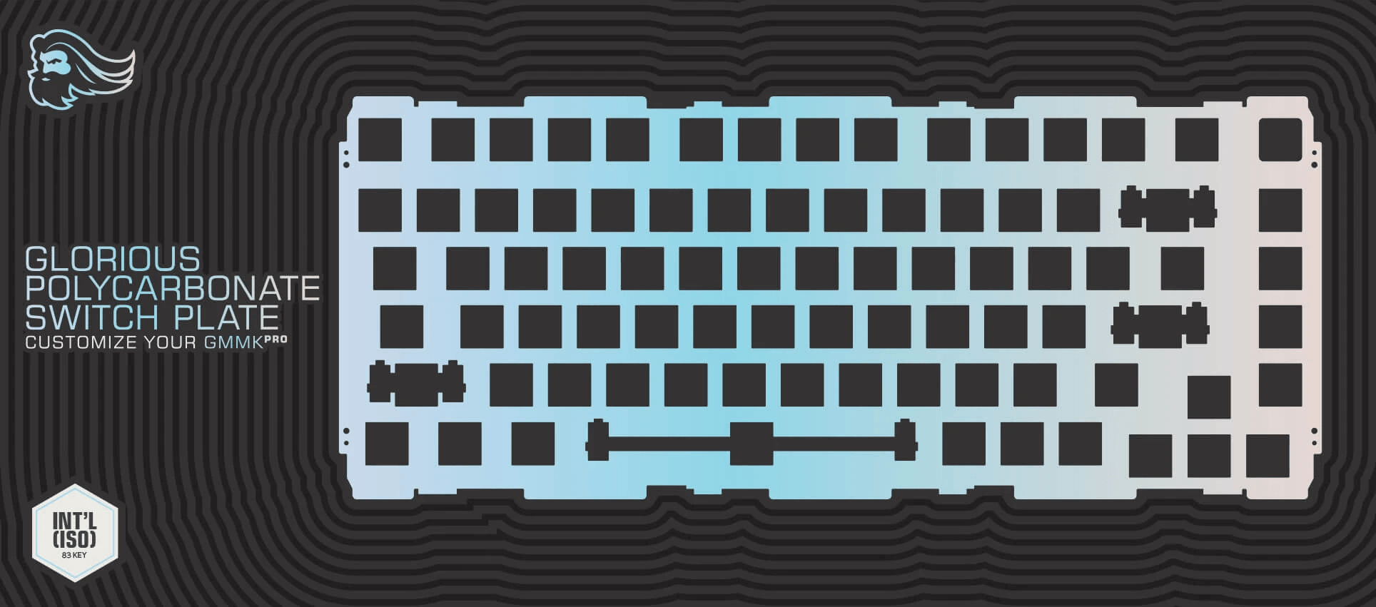 GLORIOUS GMMK PRO POLYCARBONATE SWITCH PLATE - DataBlitz