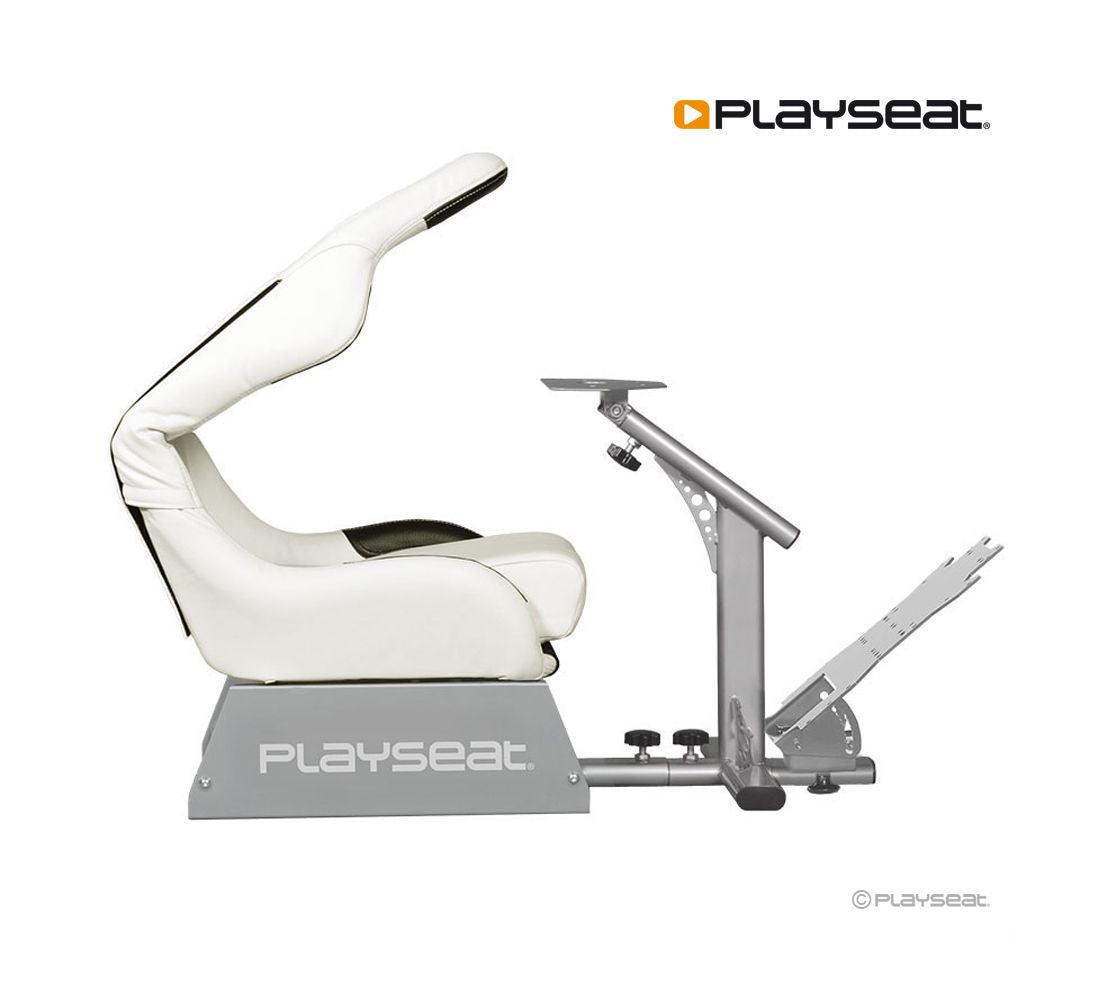 PLAYSEAT EVOLUTION WHITE VINYL/SILVER FRAME FOR PS2/PS3/360/WII/MAC/PC (REM.00006) - DataBlitz